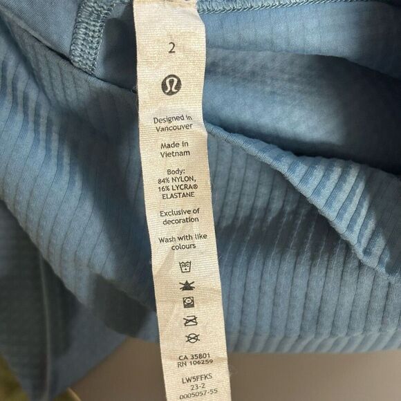 lululemon Align High-Rise Ribbed Pant leggings size 2 - Picture 4 of 11